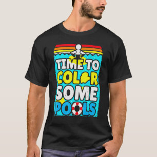 Farbe ein paar Pools Pech im Lake Pool Summer Vaca T-Shirt