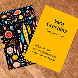 Farbe eines Unternehmens Visitenkarte