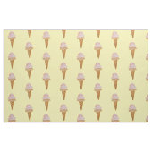 Farbe Eiscreme (gelb) Stoff (Fat Quarter (45,7 x 55,9 cm))