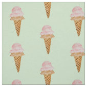 Farbe Eiscreme (Minzgrün) Stoff (Muster)