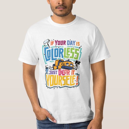 Färbe es selbst T-Shirt (Vorderseite)