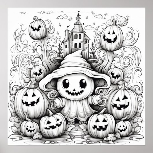 Farbe es sich selbst Baby Scarecrow Poster (Vorne)