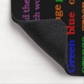 Farbe fasst Illusion Mousepad ab (Ecke)