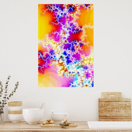 Farbe Flash! Poster (Küche)