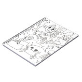 Farbe - Foto "unter dem Meer" Notizblock (Linke Seite)