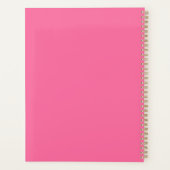 Farbe Französisch rosa Planer (Rückseite)