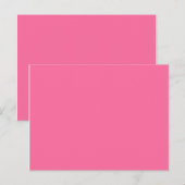 Farbe Französisch rosa Postkarte (Vorne/Hinten)