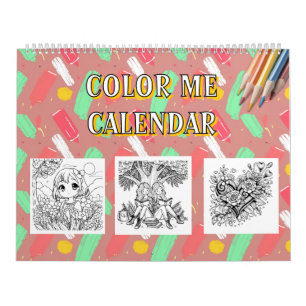Farbe Fun Adult Coloring Kalender