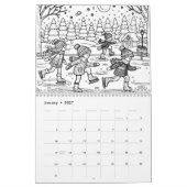 Farbe | Fun Adult Coloring Kalender (Jan 2027)