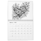 Farbe | Fun Adult Coloring Kalender (Feb 2027)