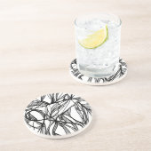 Farbe für den eigenen Sandsteinkreislauf Untersetz Getränkeuntersetzer (Seite)