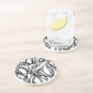 Farbe für den eigenen Sandsteinkreislauf Untersetz Getränkeuntersetzer