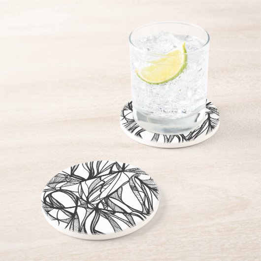 Farbe für den eigenen Sandsteinkreislauf Untersetz Getränkeuntersetzer (Seite)