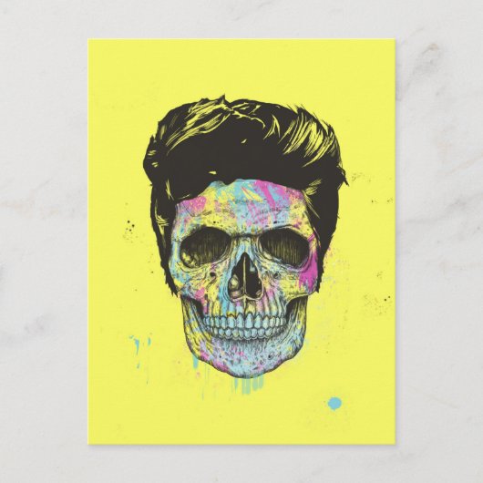 Farbe für den Tod Postkarte (Vorderseite)