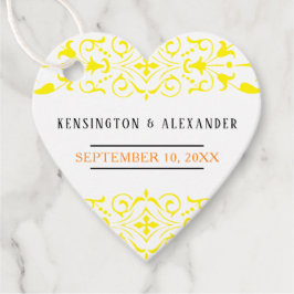 Farbe für die Änderung des Hochzeitgast auf String Geschenkanhänger