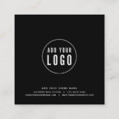 Farbe für die schwarze Grenze des Logos hinzufügen Rabattkarte (Rückseite)