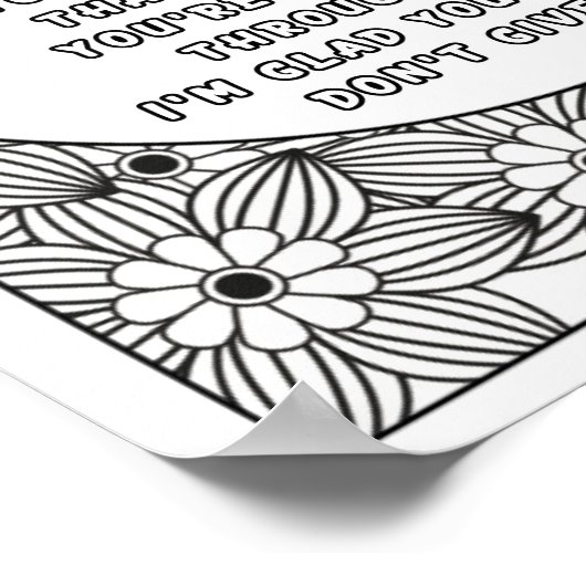 Farbe für die Welt: Vibrierende Farben der Positiv Poster (Ecke)