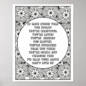 Farbe für die Welt: Vibrierende Farben der Positiv Poster (Vorne)