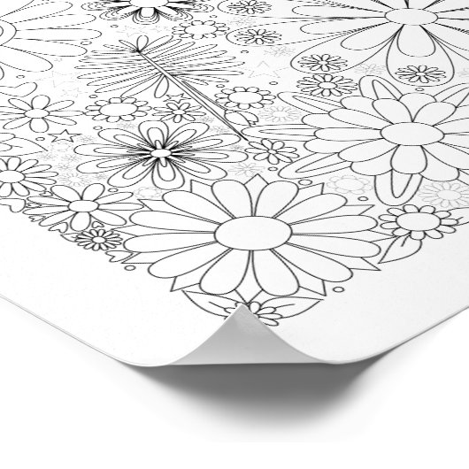 Farbe für Ihr eigenes Poster (Ecke)