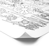 Farbe für Ihr eigenes Poster (Ecke)