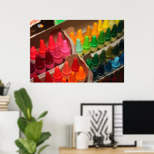 Farbe für Ihr Leben Poster (Heimbüro)