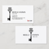 Farbe für Logos ändern Real Anwesen Beruflicher Sc Visitenkarte (Vorne/Hinten)