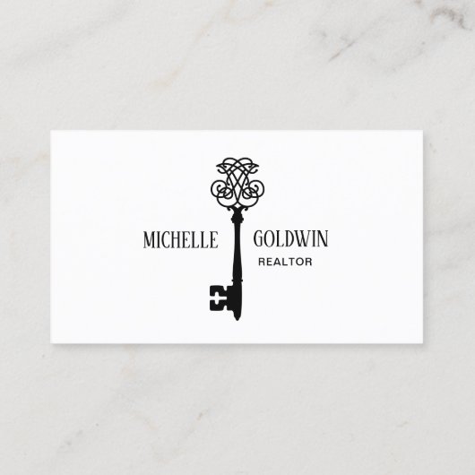 Farbe für Logos ändern Real Anwesen Beruflicher Sc Visitenkarte (Rückseite)