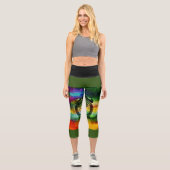 Farbe gemischt capri leggings (Vorderseite)