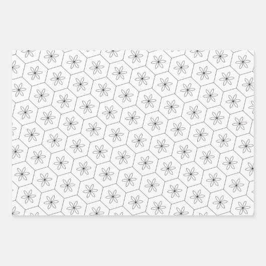 Farbe Geschenkpapier Set (Vorderseite 3)