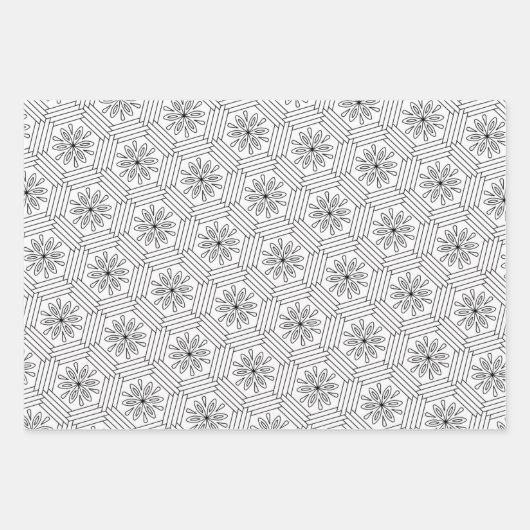 Farbe Geschenkpapier Set (Vorderseite)