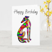 FARBE GREYHOUND KARTE (Gelbe Blume)