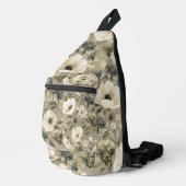 Farbe Grün und Creme Crossbody Bag (Rechte Ecke)