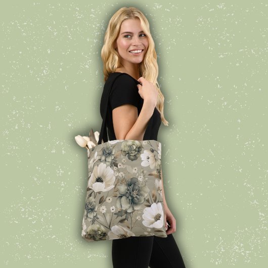 Farbe Grün und Creme Tasche
