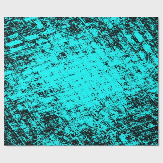 Farbe grunge türkis Hintergrund. Halftone Geschenkpapier (Flach)