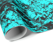 Farbe grunge türkis Hintergrund. Halftone Geschenkpapier (Rolleneckpunkt)