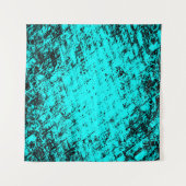 Farbe grunge türkis Hintergrund. Halftone Wandteppich (Vorderseite (Horizontal))