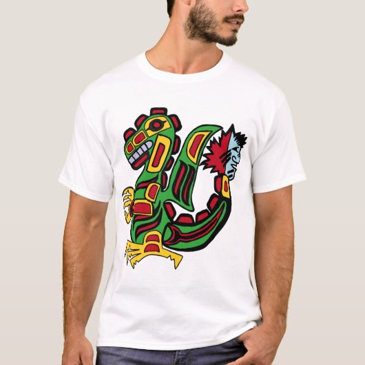 Farbe Haida Dragon T-Shirt (Vorderseite)