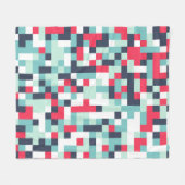 Farbe Halftone Hintergrund. Abstrakter Multicolor  Fleecedecke (Vorderseite (Horizontal))