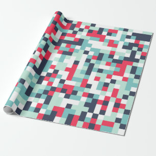 Farbe Halftone Hintergrund. Abstrakter Multicolor Geschenkpapier