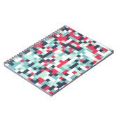 Farbe Halftone Hintergrund. Abstrakter Multicolor  Notizblock (Linke Seite)