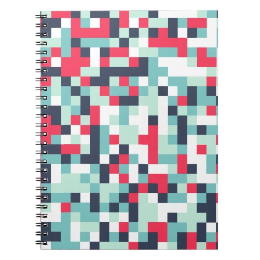 Farbe Halftone Hintergrund. Abstrakter Multicolor  Notizblock (Vorderseite)