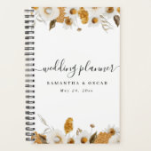 Farbe Herbstgelb und Weiß Planer (Vorderseite)