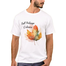 Farbe Herbstleaf Modernes Unigender Tishirt