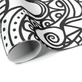 Farbe Herz-Doodle-Papier Geschenkpapier (Rolleneckpunkt)