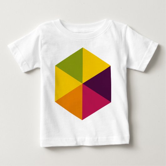 Farbe Hexagon 01 Baby T-shirt (Vorderseite)