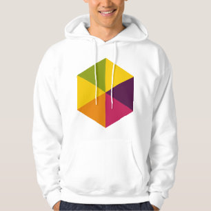 Farbe Hexagon 01 Hoodie