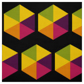 Farbe Hexagon 01 Stoff (Muster)