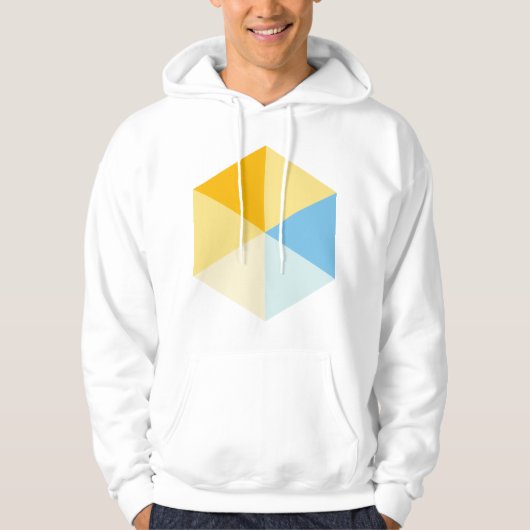 Farbe Hexagon 03 Hoodie (Vorderseite)