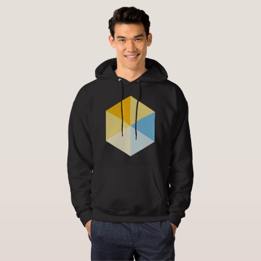 Farbe Hexagon 03 Hoodie (Vorne ganz)