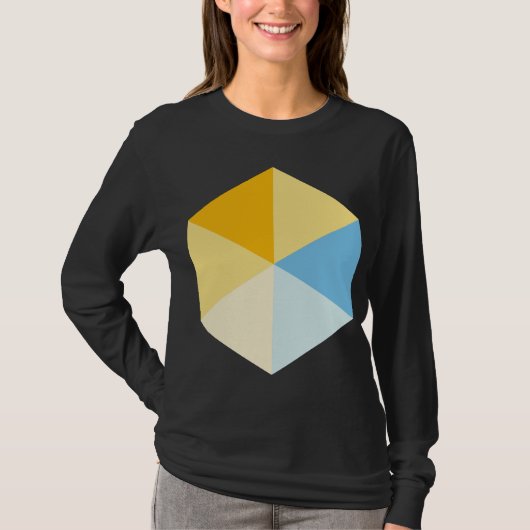 Farbe Hexagon 03 T-Shirt (Vorderseite)